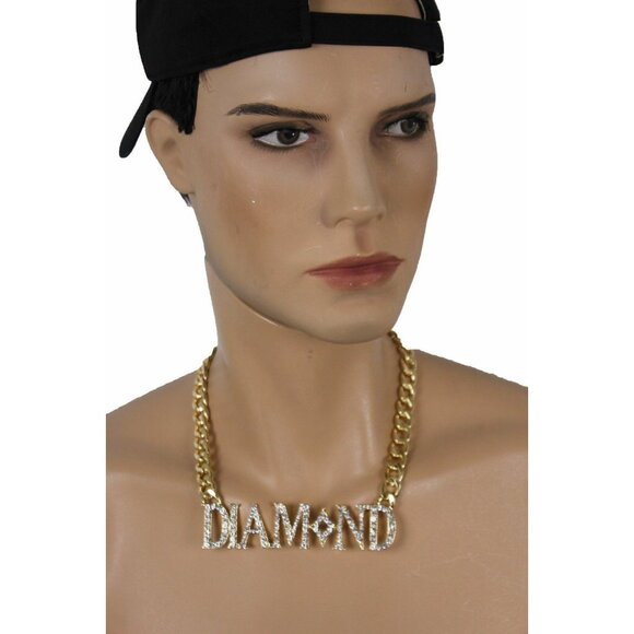 Alwaystyle4you | Accessories | New Men Gold Metal Chain Necklace 3d ...